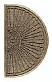 M+A Matting Waterhog Max Grand Half-Oval Floor Mat, 4' W x 2.3' H, Khaki 1 thumbnail image