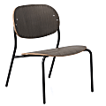 KFI Studios Tioga Laminate Guest Lounge Chair, Dark Chestnut/Black 1 thumbnail image