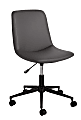 Realspace® Floor Display Praxley Faux Leather Low-Back Task Office Chair, Dark Gray, BIFMA Compliant 1 thumbnail image