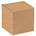 Office Depot® Brand Gift Boxes, 6"L x 6"W x 6"H, 100% Recycled, Kraft, Case Of 100