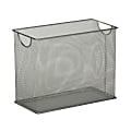 Honey-Can-Do Tabletop Hanging File Organizer, 9 7/8"H x 12 1/2"W x 5 1/2"D, Silver