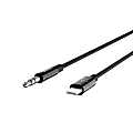 3.5 mm Audio Cable With Lightning Connector, 3 Ft, Black