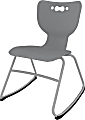 MooreCo Hierarchy Armless Rocker Chair, 18", Gray 1 thumbnail image