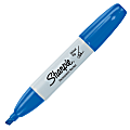 Sharpie® Permanent Marker, Chisel Tip, Blue Ink