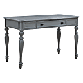 Office Star™ Country Meadows 48"W Writing Desk, Gray 1 thumbnail image