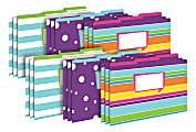 Barker Creek Tab File Folders, Legal Size, Happy, Pack Of 18 Folders