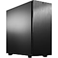 Fractal Design Define 7 XL Black Solid - Full-tower - Black - Steel, Anodized Aluminum - 10 x Bay - 3 x 5.51" x Fan(s) Installed - 0 - ATX, EATX, Micro ATX, Mini ITX, EE-ATX, SSI CEB, SSI EEB Motherboard Supported