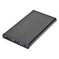 Sabrent EC-25HSU Hard Drive Enclosure - 1 x 2.5" - 9.5 mm Height Internal - Serial ATA, eSATA, USB - External