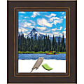 Amanti Art Lara Bronze Wood Picture Frame, 15" x 18", Matted For 11" x 14" 1 thumbnail image