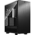 Fractal Design Define 7 Compact Computer Case - Mid-tower - Dark Black - Brushed Aluminum, Tempered Glass - 4 x Bay - 4 x 4.72" x Fan(s) Installed - 0 - ATX, Micro ATX, Mini ITX Motherboard Supported - 7 x Fan(s) Supported 1 thumbnail image