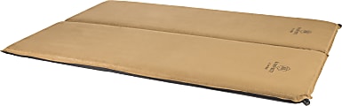 Kamp-Rite 4x4 Self-Inflating Pad, Compact Double, 3"H x 51"W x 77"D, Tan