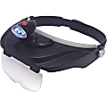 Carson MagniVisor Deluxe, CP-60, Magnifying Area 4" Diameter, Overall Size 3.5"H x 9.8"W, Acrylic Lens 1 thumbnail image