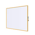 Ghent Impression Non-Magnetic Dry-Erase Whiteboard, Porcelain, 47-3/4” x 47-3/4”, White, Maple Wood Frame 1 thumbnail image