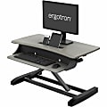 Ergotron WorkFit-Z Mini Standing Desk Converter, Dove Gray/Black Base 1 thumbnail image