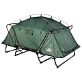 Kamp-Rite Double Tent Cot, 51"H x 84"W x 53"D, Green 1 thumbnail image