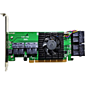 HighPoint SSD7180 NVMe Controller - PCI Express 3.0x16 - Plug-in Card - RAID Supported - 0, 1, 10 RAID Level - SSD7180 1 thumbnail image