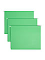 Smead® Colored Hanging Folders, 8 1/2" x 11", 10% Recycled, Green, Box Of 25