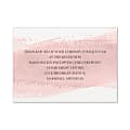 Custom Shaped Wedding & Event Reception Cards, 4-7/8" x 3-1/2", Colorful Brushstroke, Box Of 25 Cards