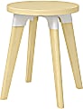 Safco® Resi End Table, 17-1/2"H x 14"W x 14"D, Natural