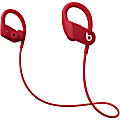 Beats by Dr. Dre Powerbeats High-Performance Wireless Earphones - Red - Stereo - Wireless - Bluetooth - Earbud, Behind-the-neck, Over-the-ear - Binaural - In-ear - Red 1 thumbnail image