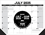 2025-2026 Willow Creek Press Academic Monthly Desk Pad Calendar, 22" x 17", Basic, July 2025 To June 2026, 54970 1 thumbnail image