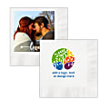 Custom Full-Color Printed Personalized Cocktail/Beverage Napkins, 4-3/4" x 4-3/4", White, Box Of 100 Napkins 1 thumbnail image