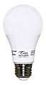 Euri A19 Standard Dimmable LED Bulbs, 9.5 Watts, 3000 Kelvin/Warm White, 800 Lumens, Pack Of 10 Light Bulbs