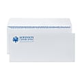 Peel & Seal, Security Business Envelopes,  4-1/8" x 9-1/2", 1-Color, Custom #10, Box Of 500