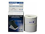 Seiko Instruments SLP-R2RL - Self-adhesive - white - 1.1 in x 3.5 in 260 label(s) (2 roll(s) x 130) address labels -  - SLPR2RL 1 thumbnail image