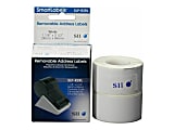 Seiko Instruments SLP-R2RL - Self-adhesive - white - 1.1 in x 3.5 in 260 label(s) (2 roll(s) x 130) address labels - for Smart Label Printer 100, 120, 200, 220, 240, 410, 420, 430, 440, 450, EZ30