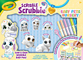Crayola Scribble Scrubbie Baby Pets, Nursery Playset 1 thumbnail image