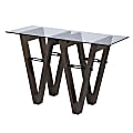 SEI Furniture Garrinston Console Table, 29-1/2”H x 46”W x 18”D, Brown 1 thumbnail image