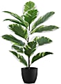 Monarch Specialties Nella 26-1/2”H Artificial Plant With Pot, 26-1/2”H x 10”W x 20"D, Green