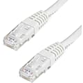 StarTech.com 4ft CAT6 Ethernet Cable - White Molded Gigabit CAT 6 Wire