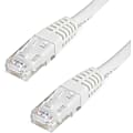 StarTech.com 4ft CAT6 Ethernet Cable - White Molded Gigabit CAT 6 Wire 1 thumbnail image