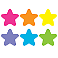 Teacher Created Resources® Spot On® Floor Markers, Bright Stars, 4", Pack Of 12 Markers