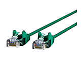 Belkin CAT6 Slim Gigabit Snagless UTP Ethernet Cable - 50 ft Category 6 Network Cable for Network Device, Notebook, Desktop Computer, Modem, Router, Wall Outlet - First End: 1 x RJ-45 Network - Male - Second End: 1 x RJ-45 Network - Male - 1 Gbit/s