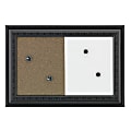 i.e.™ 2-In-1 Decorative Combination Board, 15" x 22", Black