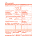 CMS-1500 Health Insurance Laser Cut Forms, 1-Part, Box Of 2,500