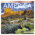 2023-2024 Mead® 16-Month Wall Calendar, 12" x 12", America Untouched, September 2023 to December 2024 , ODE32810