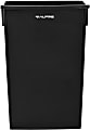 Alpine Rectangular Polypropylene Slim Trash Can, 23 Gallons, Black