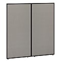 Bush Business Furniture ProPanels 66"H Office Partition, 60"W, Light Gray/Slate, Standard Delivery