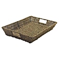 Ready 2 Learn Seagrass Basket, 16" x 12" x 3", Natural