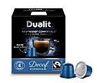Dualit And Nespresso® Compatible Coffee NX Pods, Decaffeinated Espresso Carton Of 60 1 thumbnail image