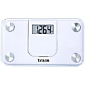 Taylor 708640134 Glass Digital Mini Scale with Telescope Display - 350 lb - White, Silver