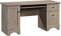 Sauder® Select 60"W Double-Pedestal Computer Desk, Laurel Oak