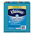 Kleenex® Cool Touch™ Facial Tissues, Blue, 60 Tissues Per Box, Pack Of 4 Boxes 1 thumbnail image