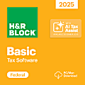 H&R Block Basic Tax Software offers everything simple or first-time tax filers need to complete their federal taxes - including a help center with over 13,000 searchable articles. 1 thumbnail image