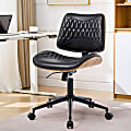 Bestier Armless Office Chair with Wheels, Black, Total Qty 1 1 thumbnail image