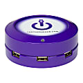 ChargeHub X3 3-Port USB Charger, Purple, CRGRD-X3-006 1 thumbnail image